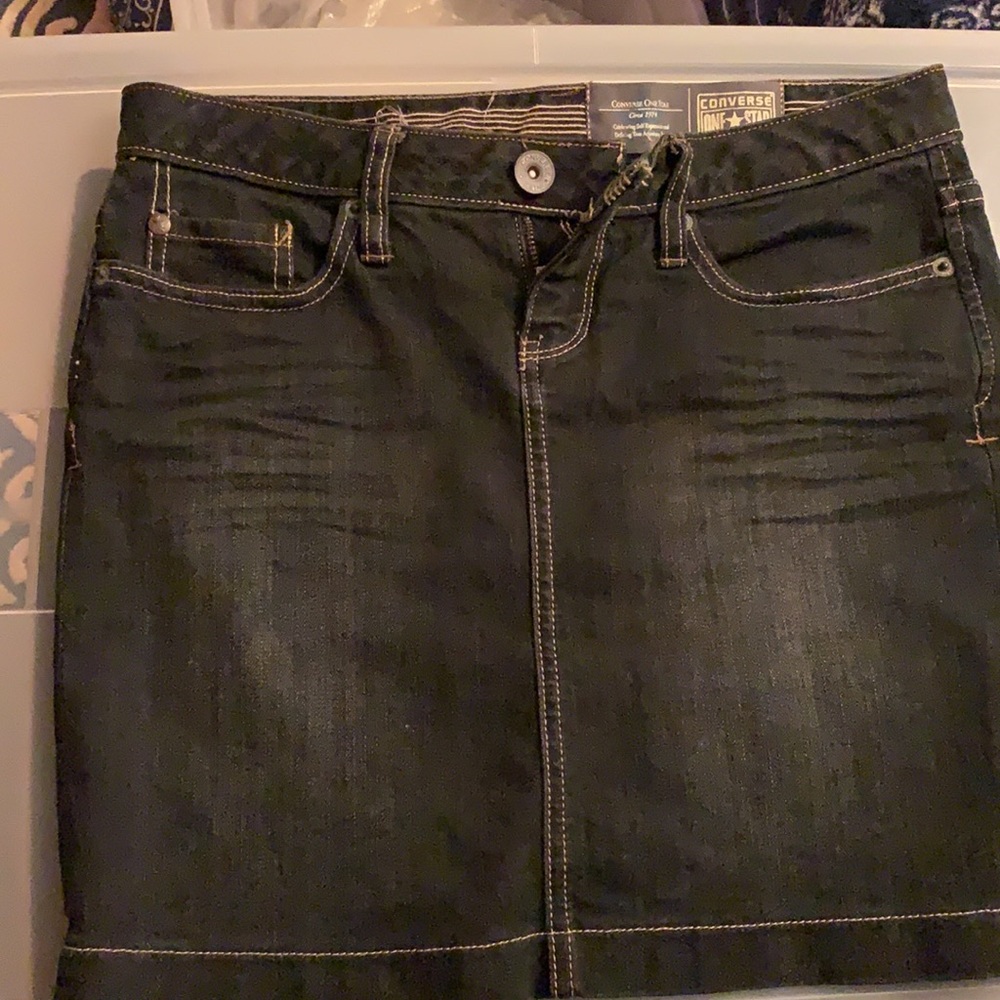 Converse One Star Denim Skirt